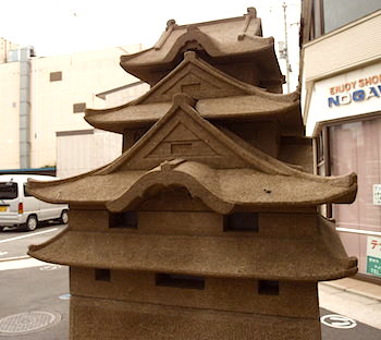 米子城の模型