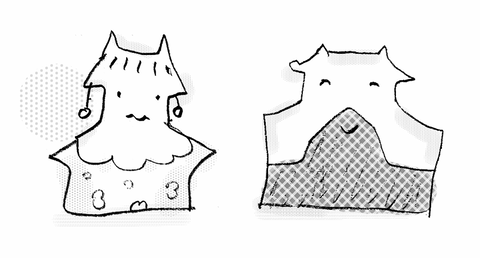 －米子城と松江城－